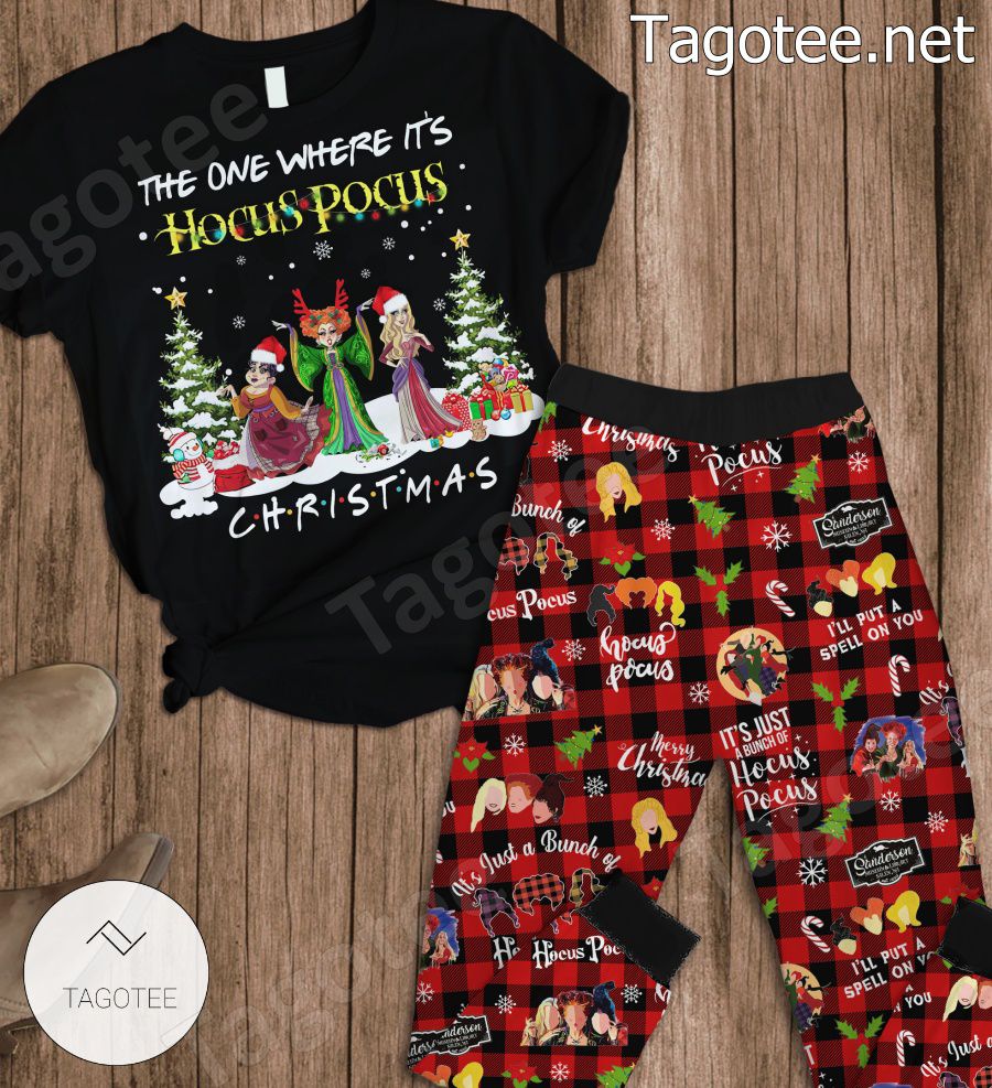 The One Where It's Hocus Pocus Christmas Pajamas Set