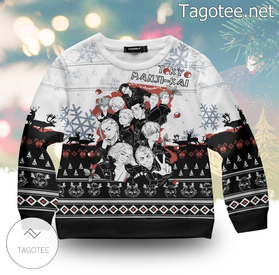 Toman Tokyo Manji Gang Tokyo Revengers Xmas Ugly Christmas Sweater