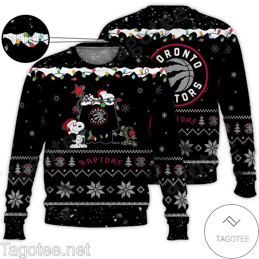 raptors christmas sweater