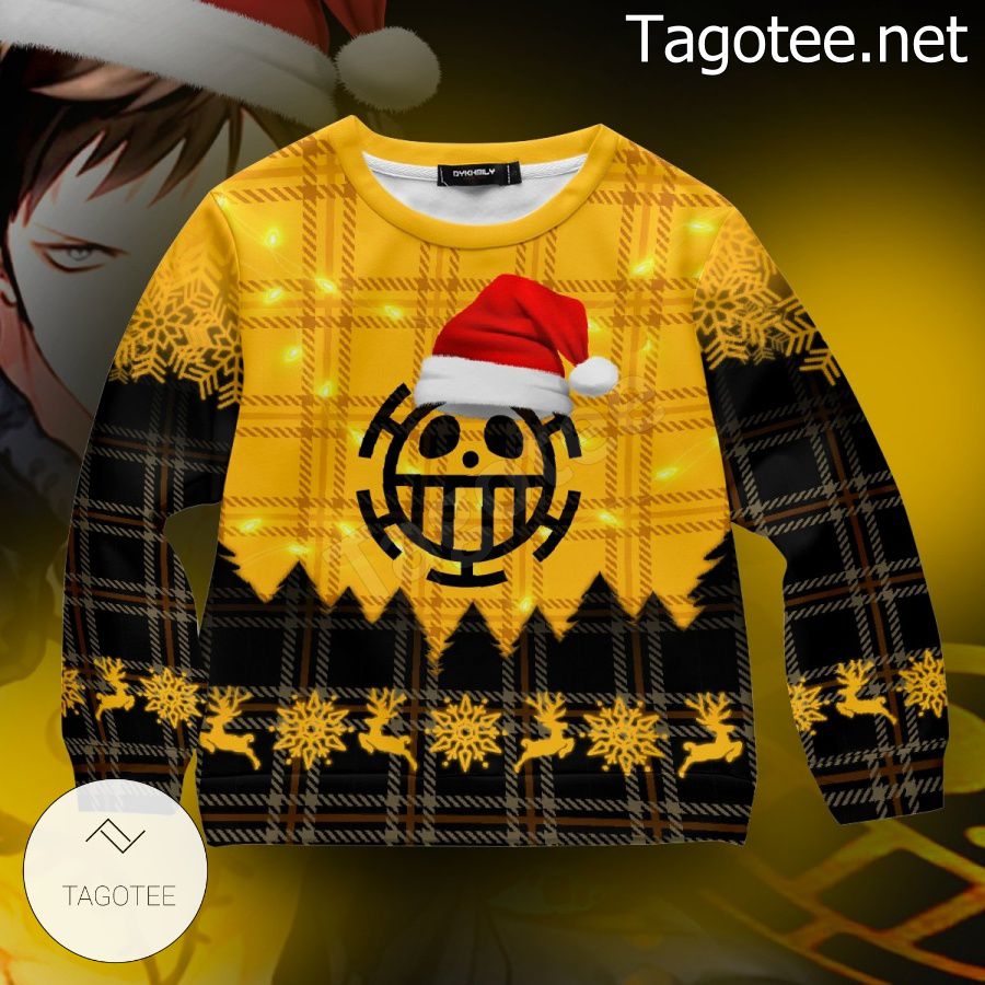 Trafalgar Law One Piece Merry Christmas Ugly Sweater