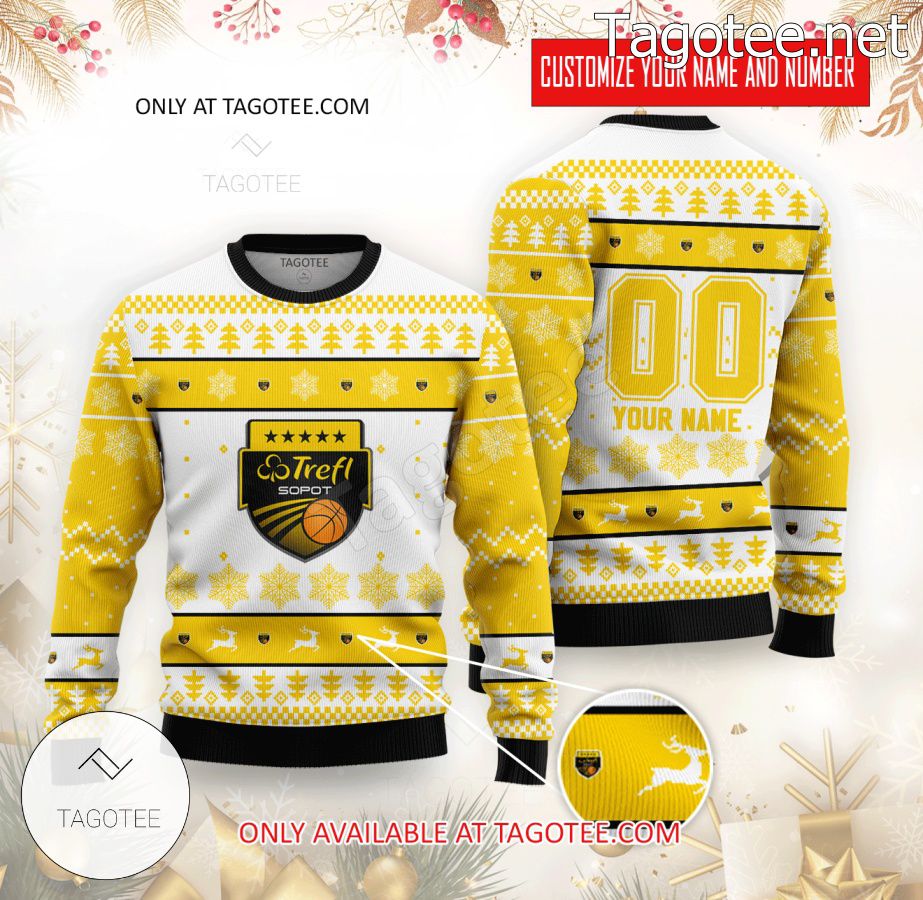 Trefl Sopot Basketball Custom Ugly Christmas Sweater - MiuShop