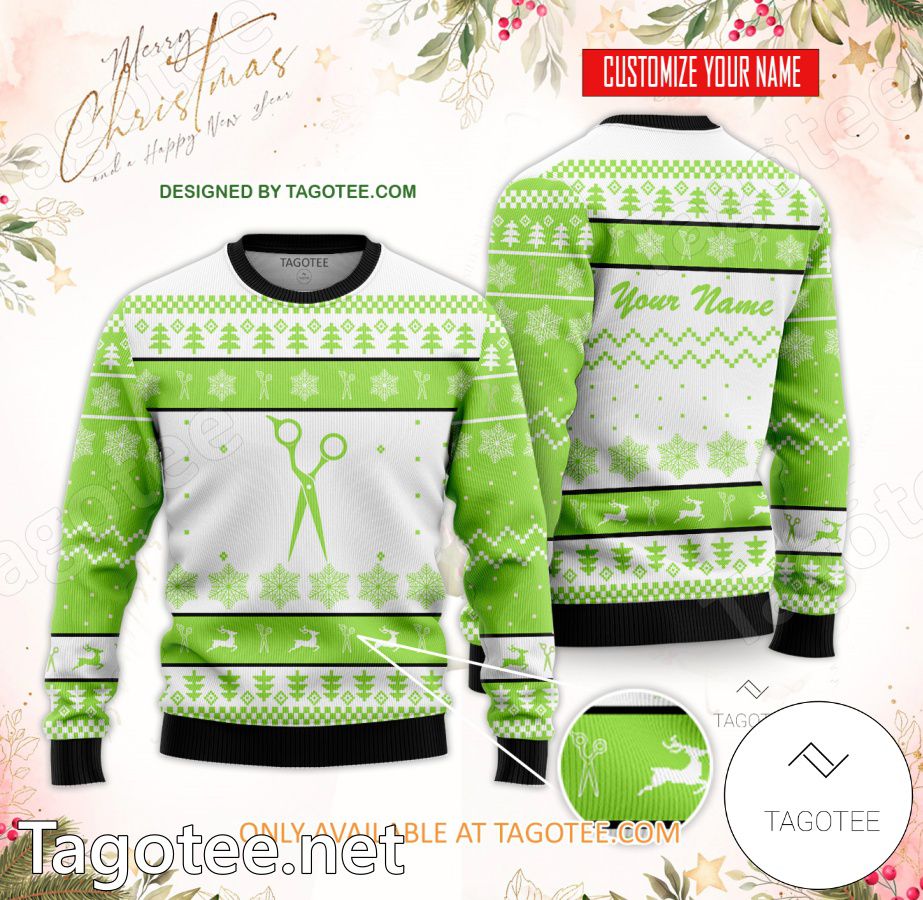 Tricoci University of Beauty Culture-Highland Custom Ugly Christmas Sweater - EmonShop
