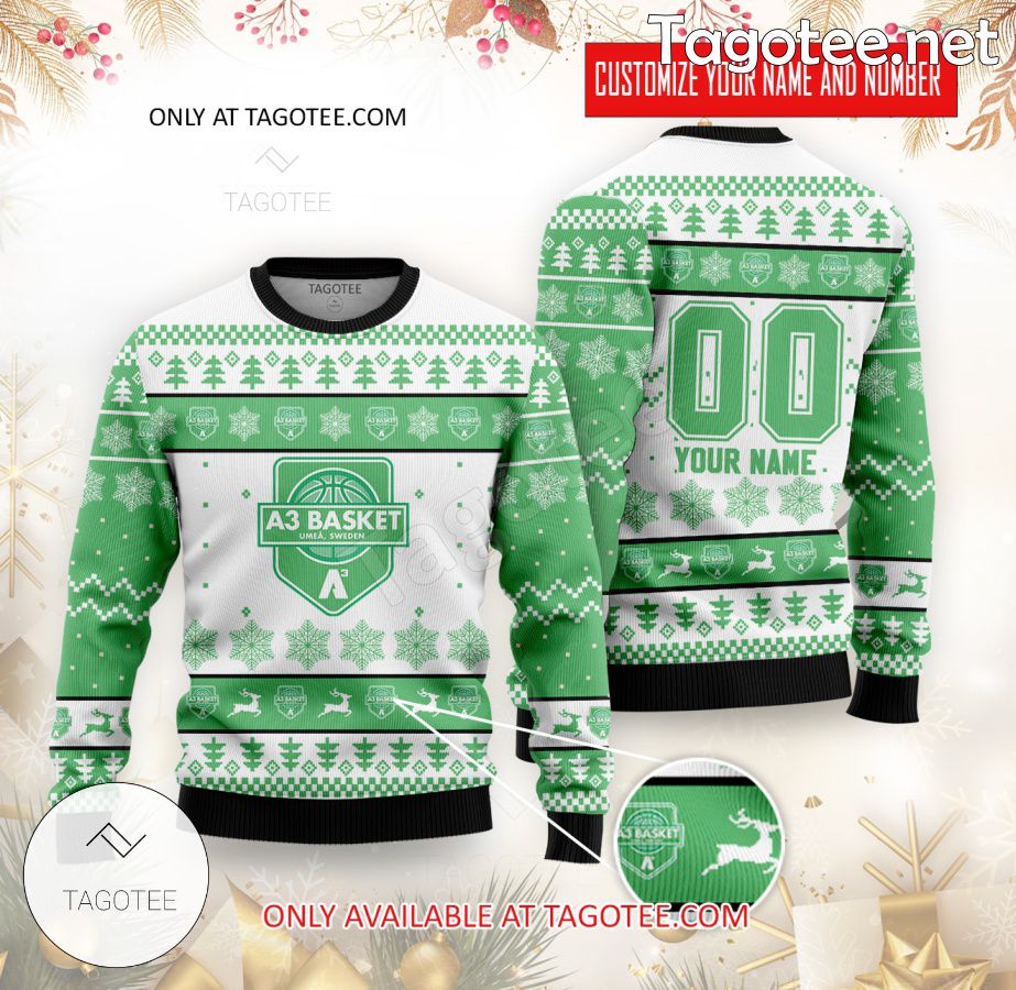 Umea BSKT Custom Ugly Christmas Sweater - EmonShop