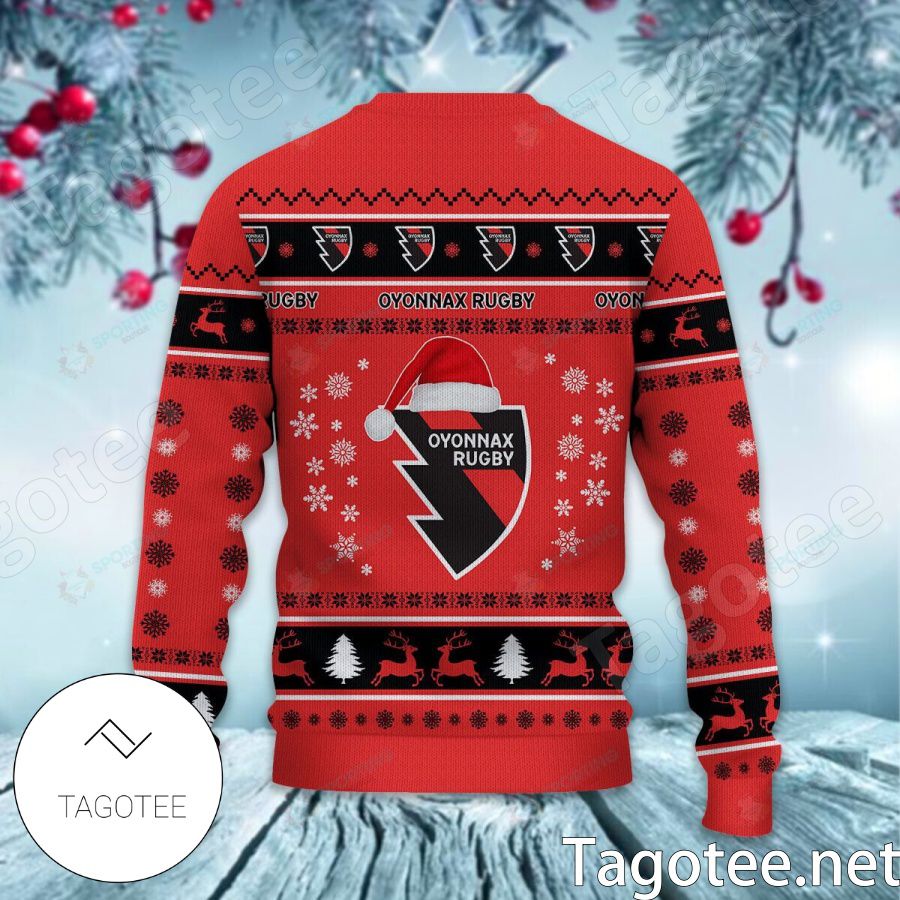 Us Oyonnax Rugby Sport Ugly Christmas Sweater b