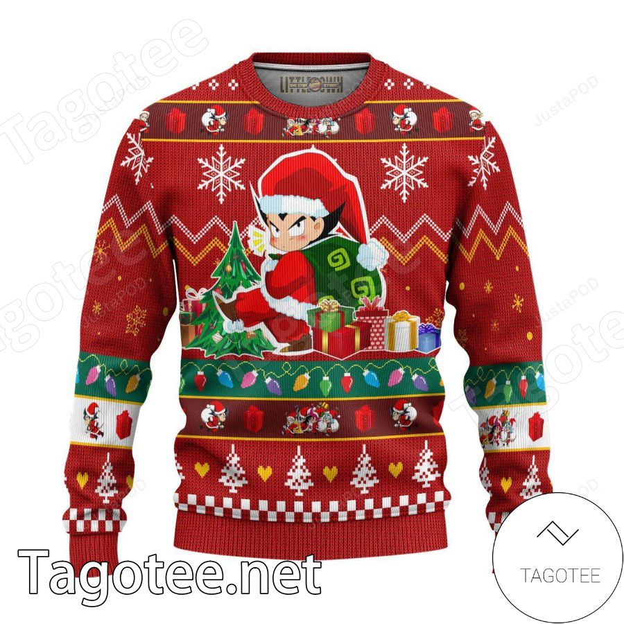 Vegeta Dragon Ball Anime Manga Xmas Ugly Christmas Sweater