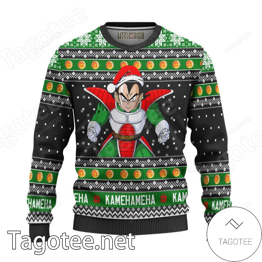 Vegeta Dragon Ball Anime Xmas Ugly Christmas Sweater