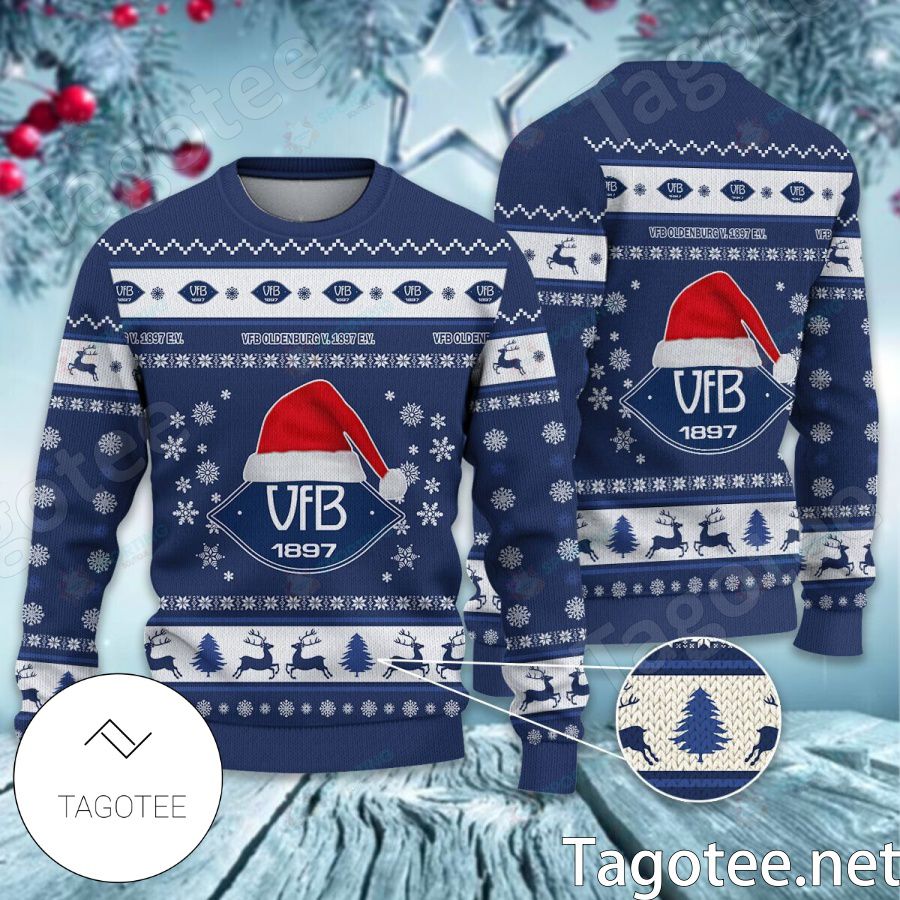 VfB Oldenburg v. 1897 e.V Sport Ugly Christmas Sweater - Tagotee
