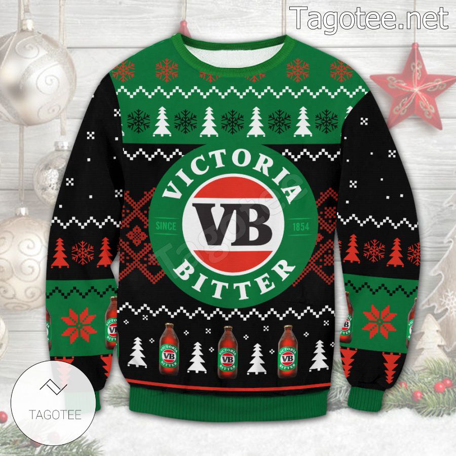 Victoria Bitter Beer Holiday Ugly Christmas Sweater Tagotee