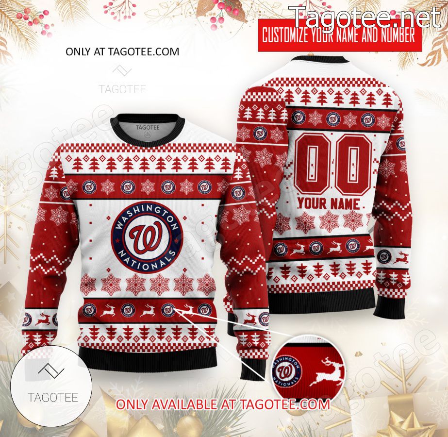 Washington Nationals Baseball Custom Ugly Christmas Sweater - EmonShop -  Tagotee