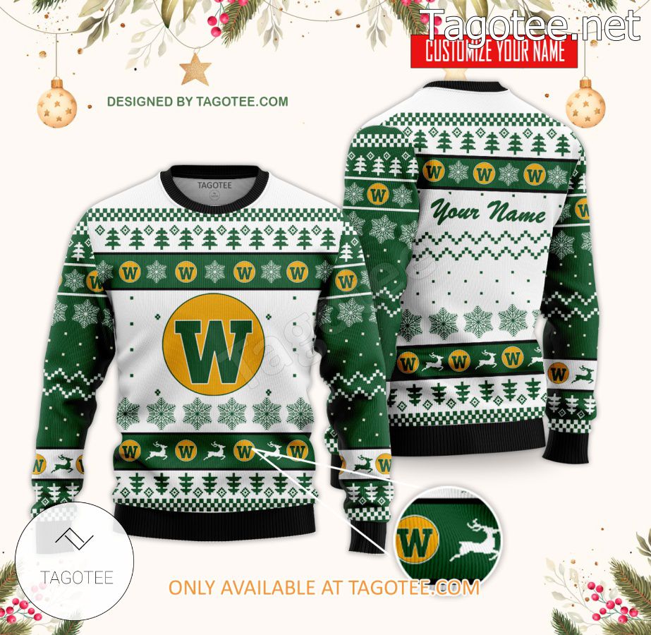 Western Oklahoma State College Custom Ugly Christmas Sweater - BiShop