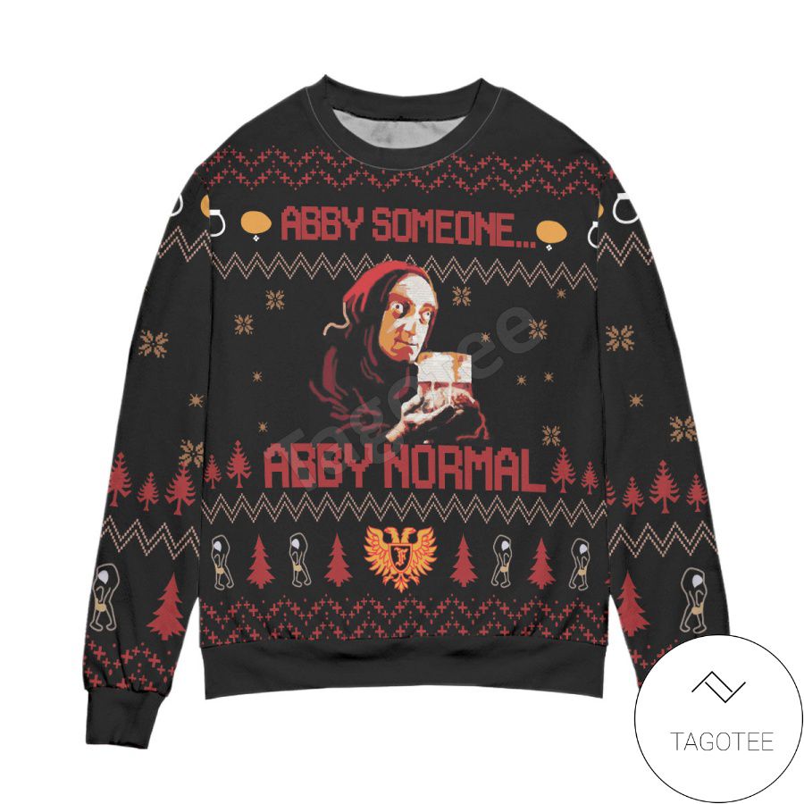 Young Frankenstein Abby Someone Abby Normal Xmas Ugly Christmas Sweater