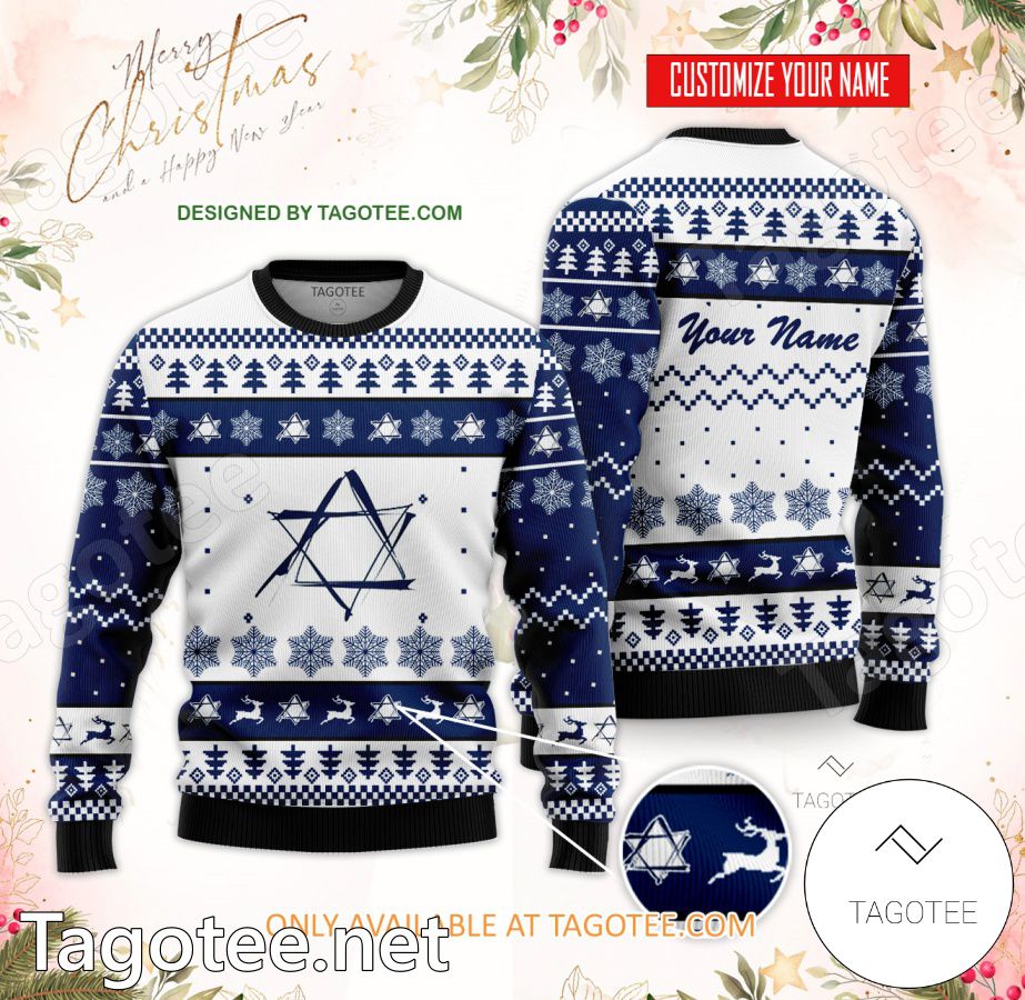 Academy for Jewish Religion-California Custom Ugly Christmas Sweater -  EmonShop - Tagotee