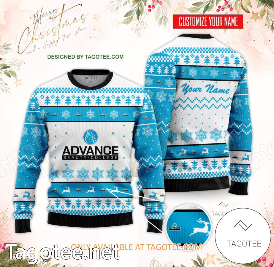 Advanced College of Cosmetology Custom Ugly Christmas Sweater - MiuShop