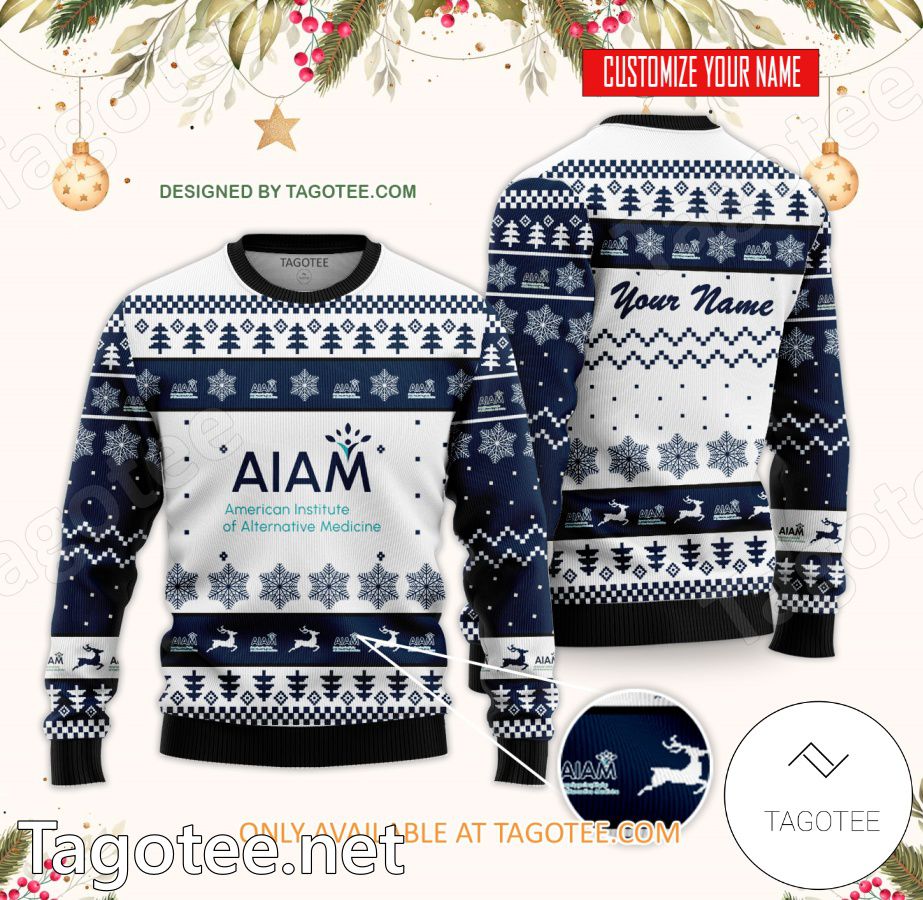 American Institute of Alternative Medicine Custom Ugly Christmas Sweater - BiShop