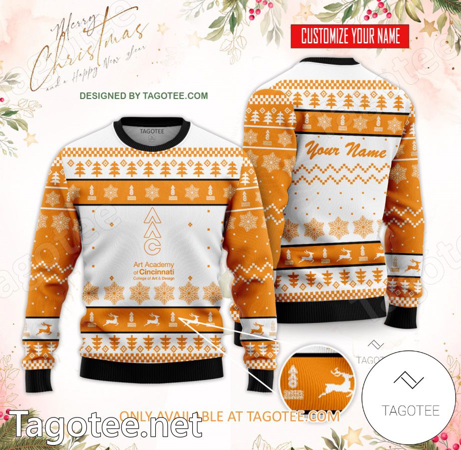 Art Academy of Cincinnati Custom Ugly Christmas Sweater - BiShop