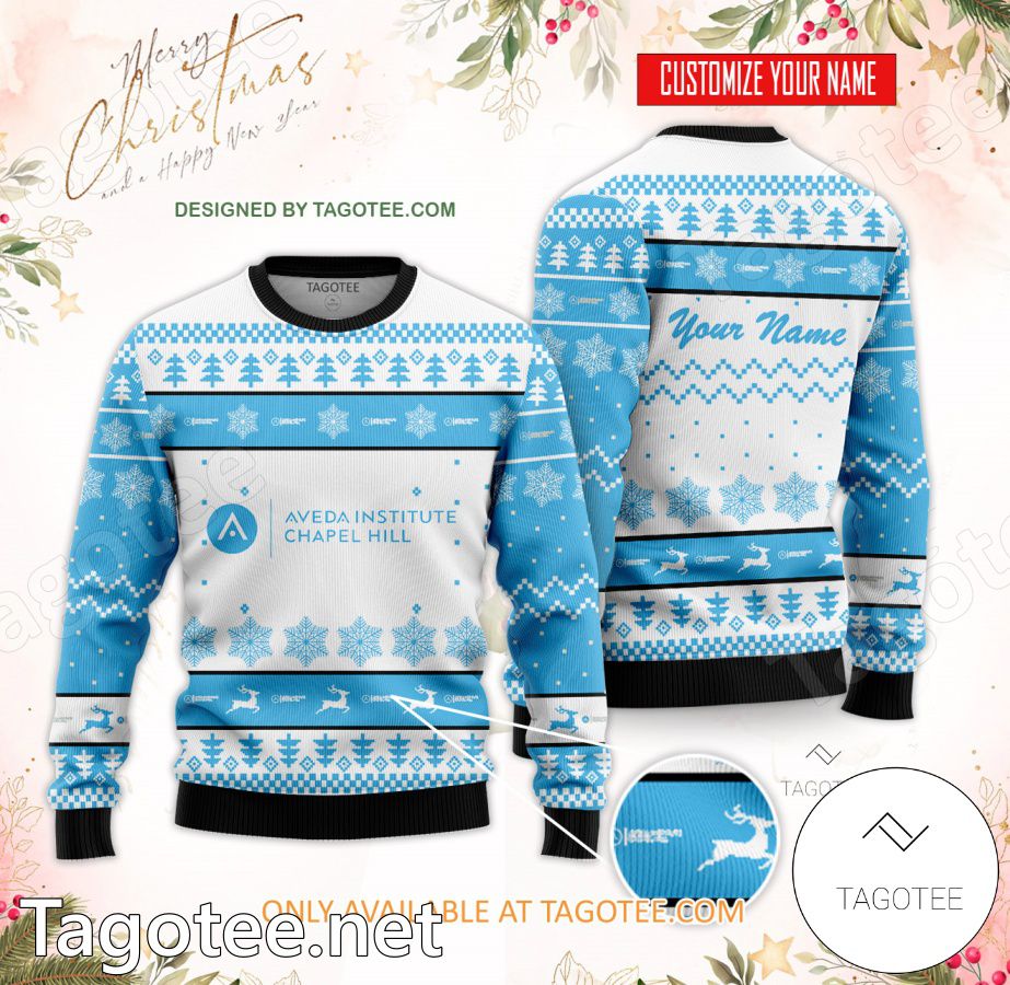 Aveda Institute-Chapel Hill Custom Ugly Christmas Sweater - BiShop