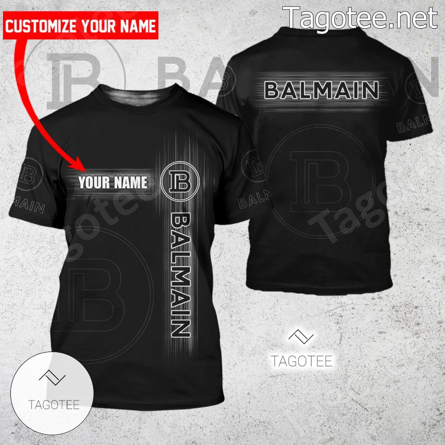 Balmain Custom Logo T-shirt, Hoodie - EmonShop