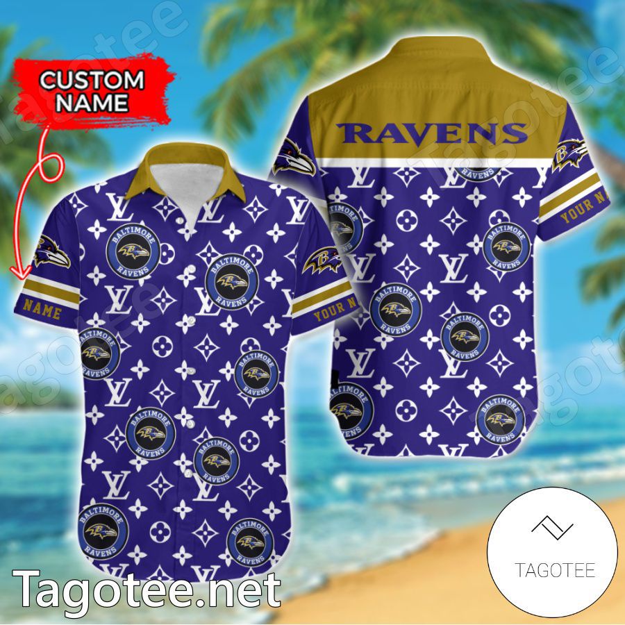 baltimore ravens button down shirt