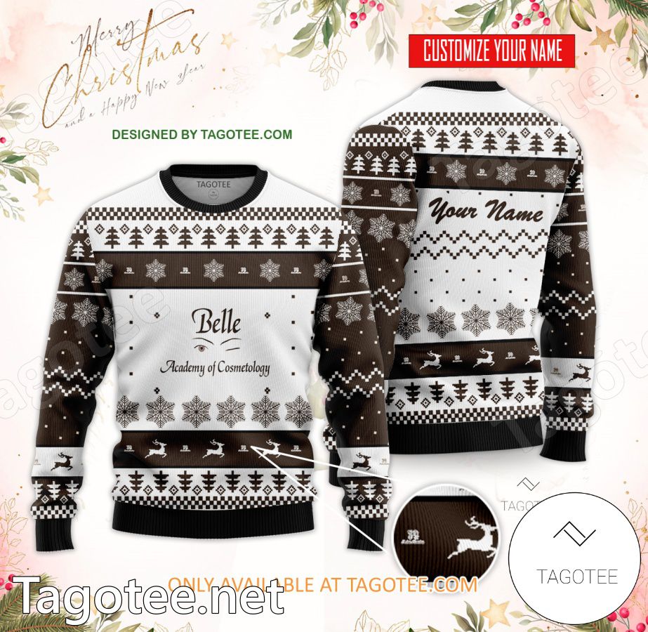 Belle Academy of Cosmetology LLC Personalized Ugly Christmas Sweater - MiuShop