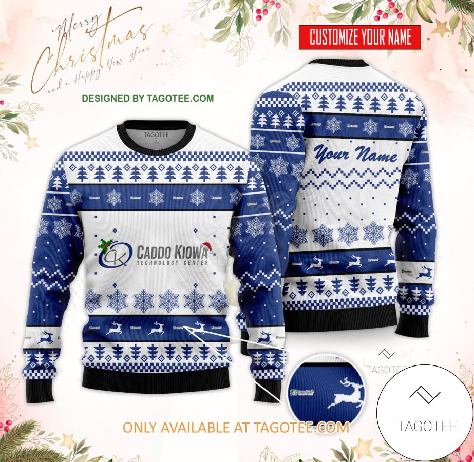 Caddo Kiowa Technology Center Custom Ugly Christmas Sweater