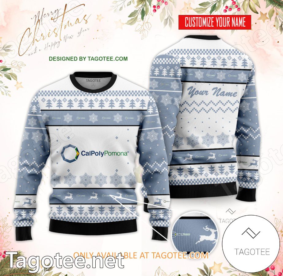 California State Polytechnic University, Pomona Custom Ugly Christmas Sweater - MiuShop