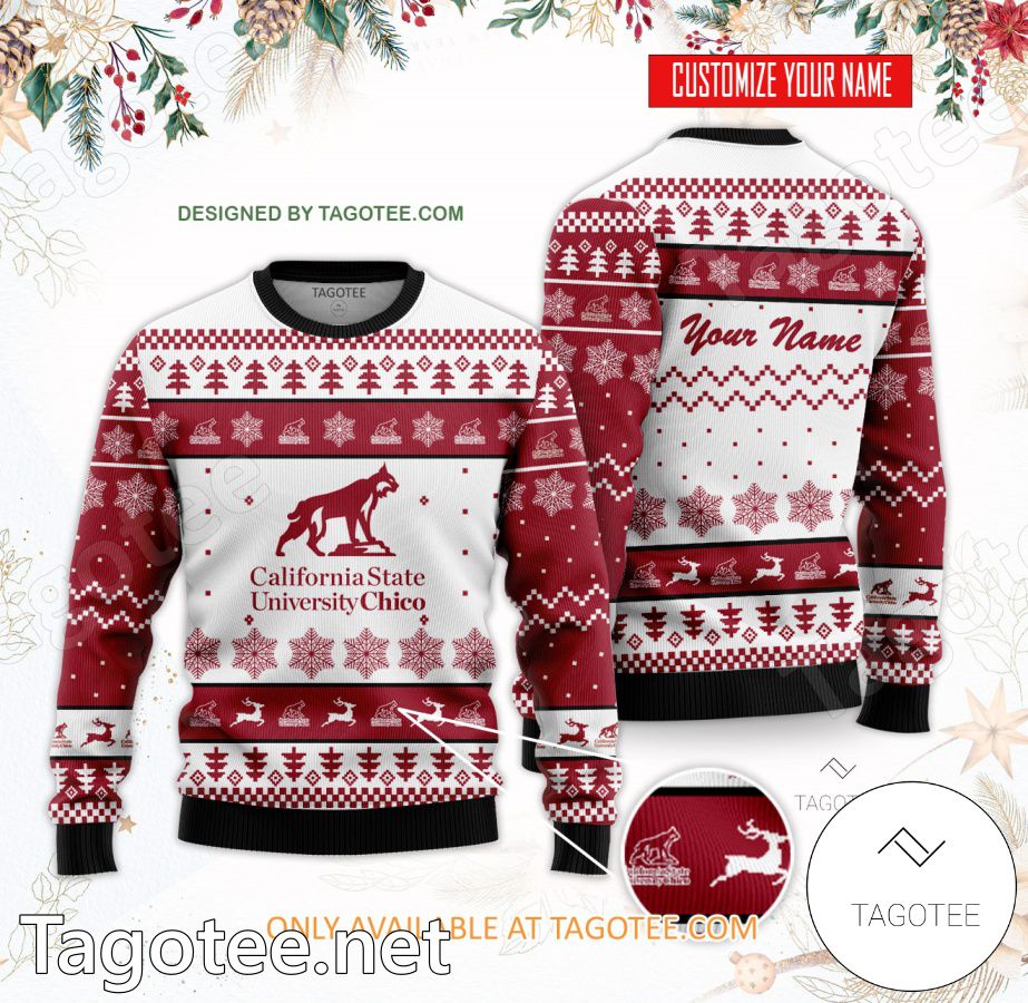 California State University-Chico Custom Ugly Christmas Sweater - BiShop