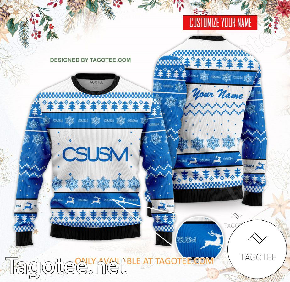 California State University San Marcos Custom Ugly Christmas Sweater - BiShop