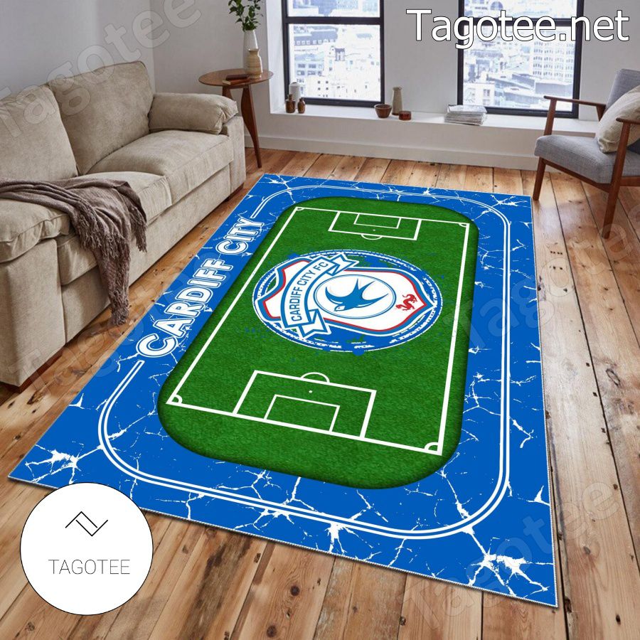 Cardiff City F.C Sport Rugs Carpet