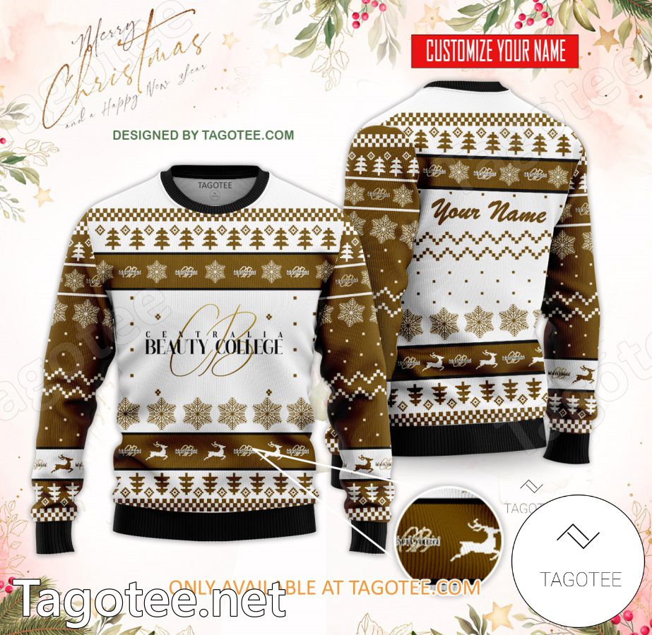 Centralia Beauty College Custom Ugly Christmas Sweater - BiShop