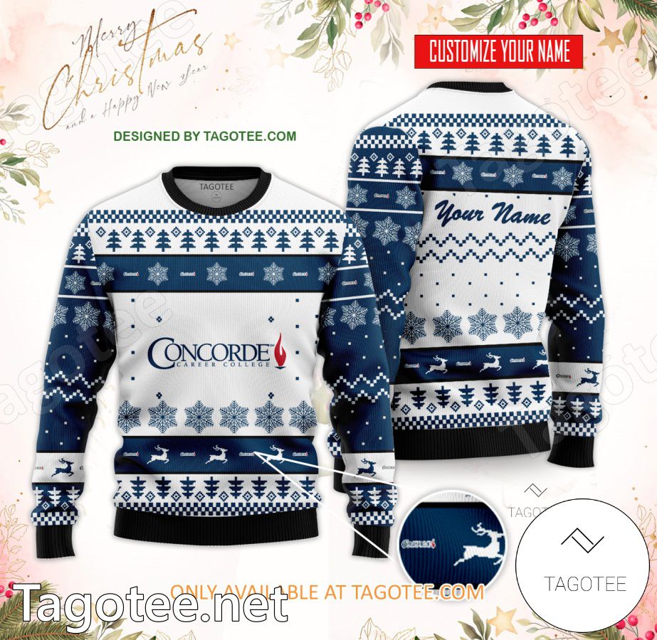 Concorde Career College-Portland Custom Ugly Christmas Sweater - MiuShop