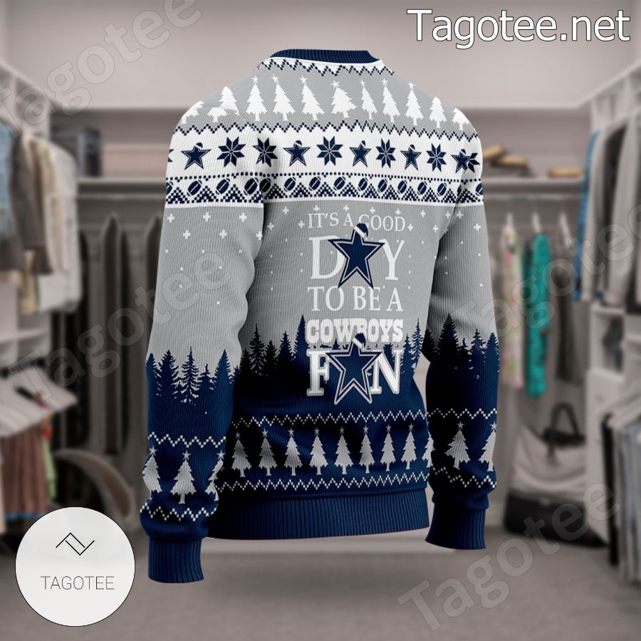 Dak Prescott #4 Dallas Cowboys Ugly Christmas Sweater - Tagotee