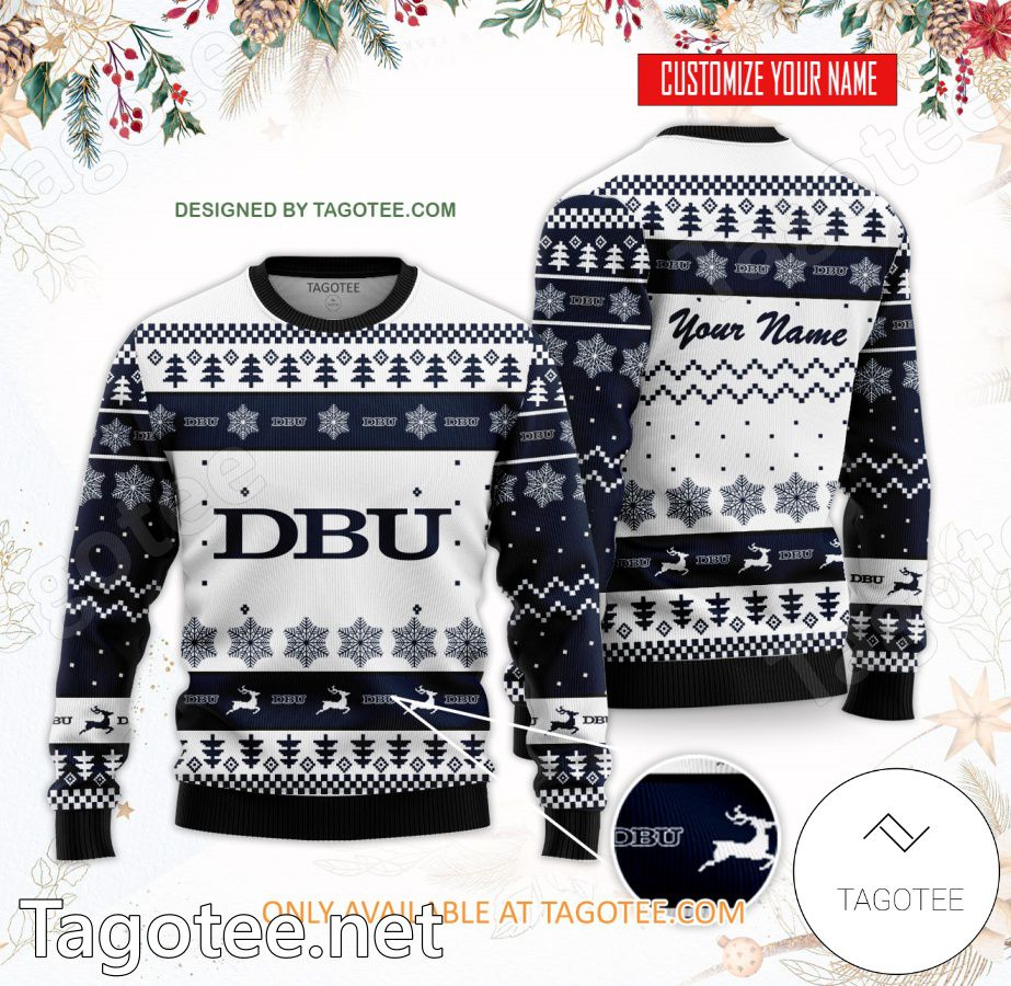 Dallas Baptist University Custom Ugly Christmas Sweater - BiShop