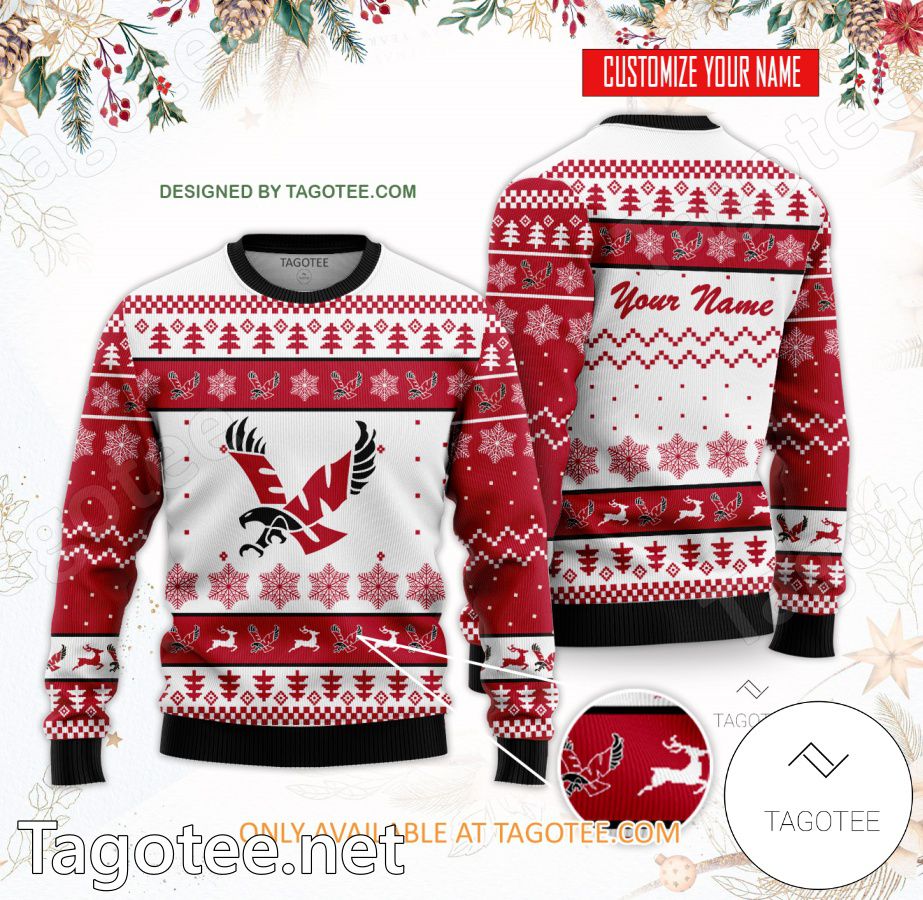 Eastern Washington University Custom Ugly Christmas Sweater - BiShop