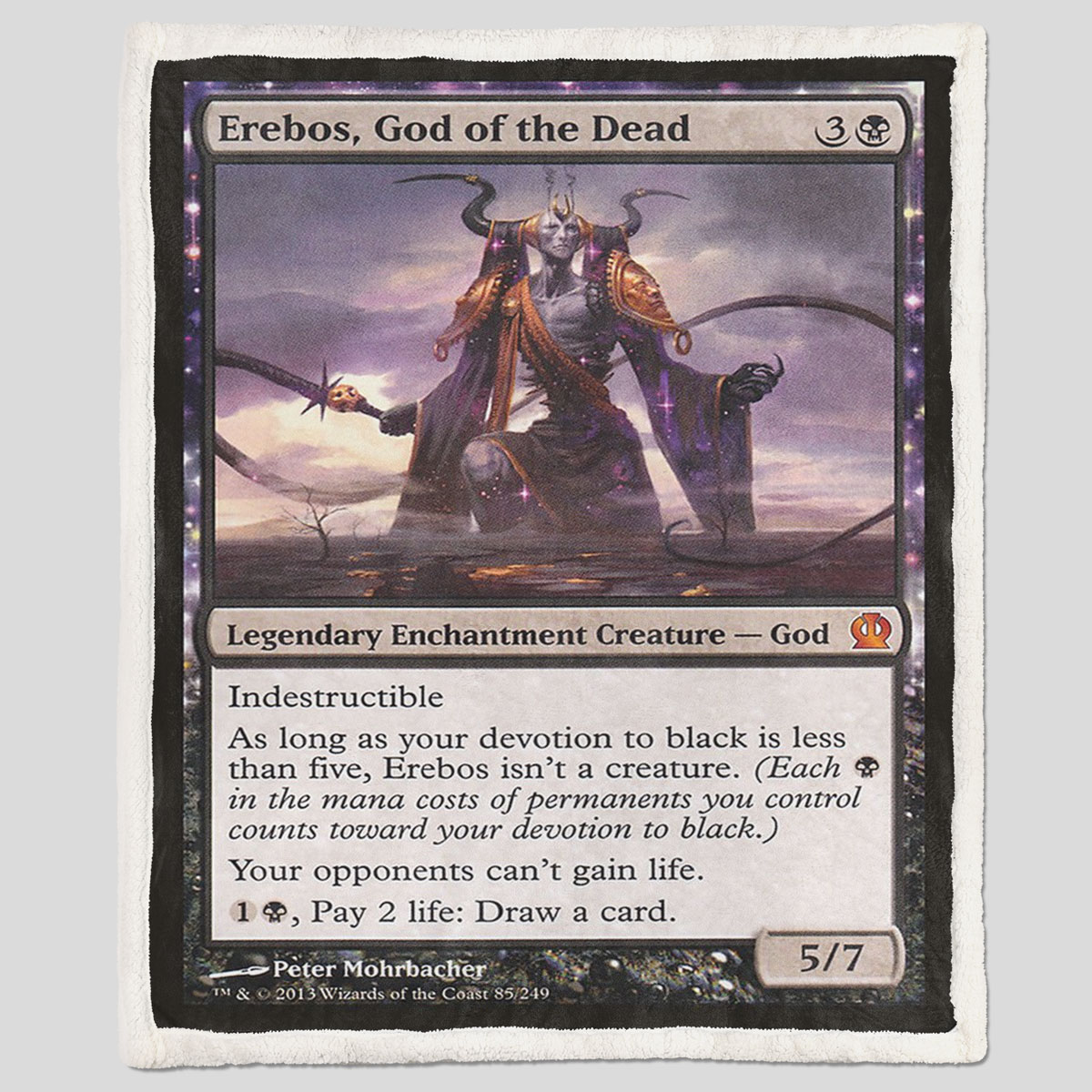 Erebos God of the Dead MTG Blanket