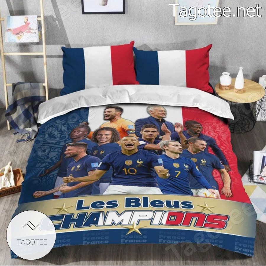 France National Team Lé Bleus Champions Bedding Set