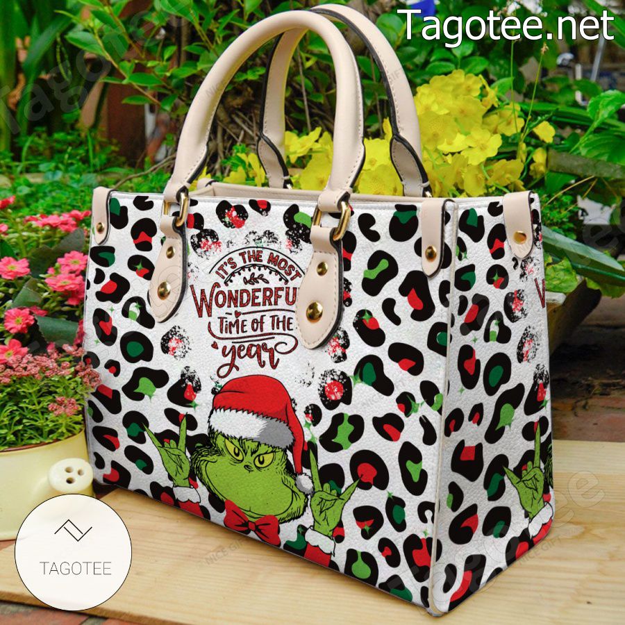 Grinch It's The Most Wonderful Time Of The Year Handbag a