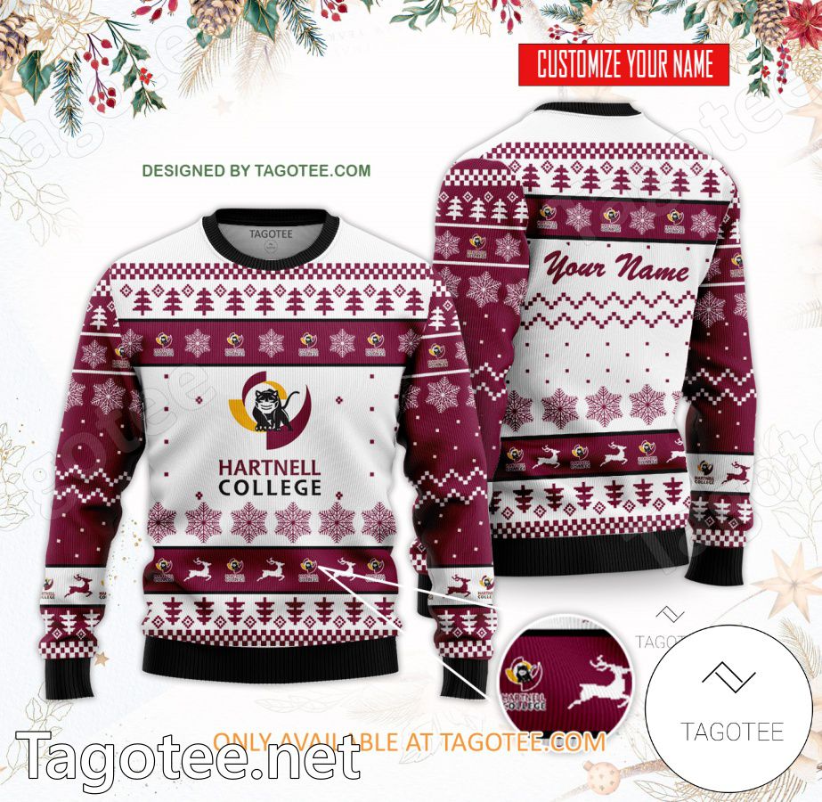 Hartnell College Personalized Ugly Christmas Sweater - BiShop