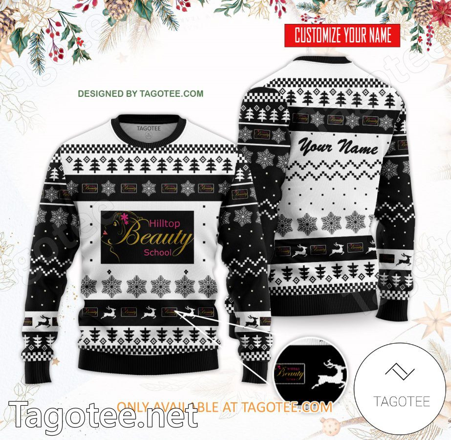 Hilltop Beauty School Custom Ugly Christmas Sweater - BiShop