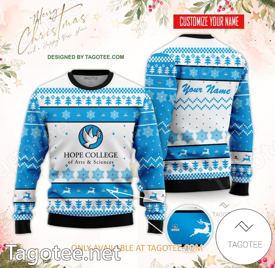 Hope College of Arts and Sciences Custom Ugly Christmas Sweater - MiuShop