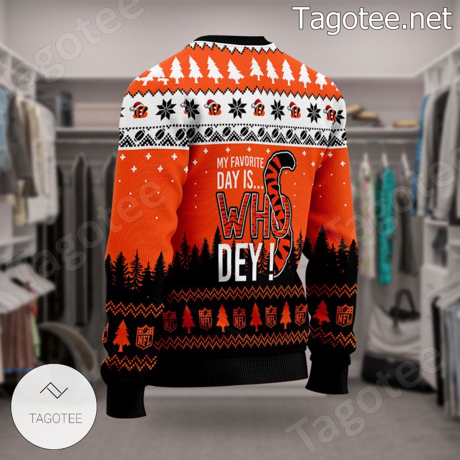 bengals ugly christmas sweater