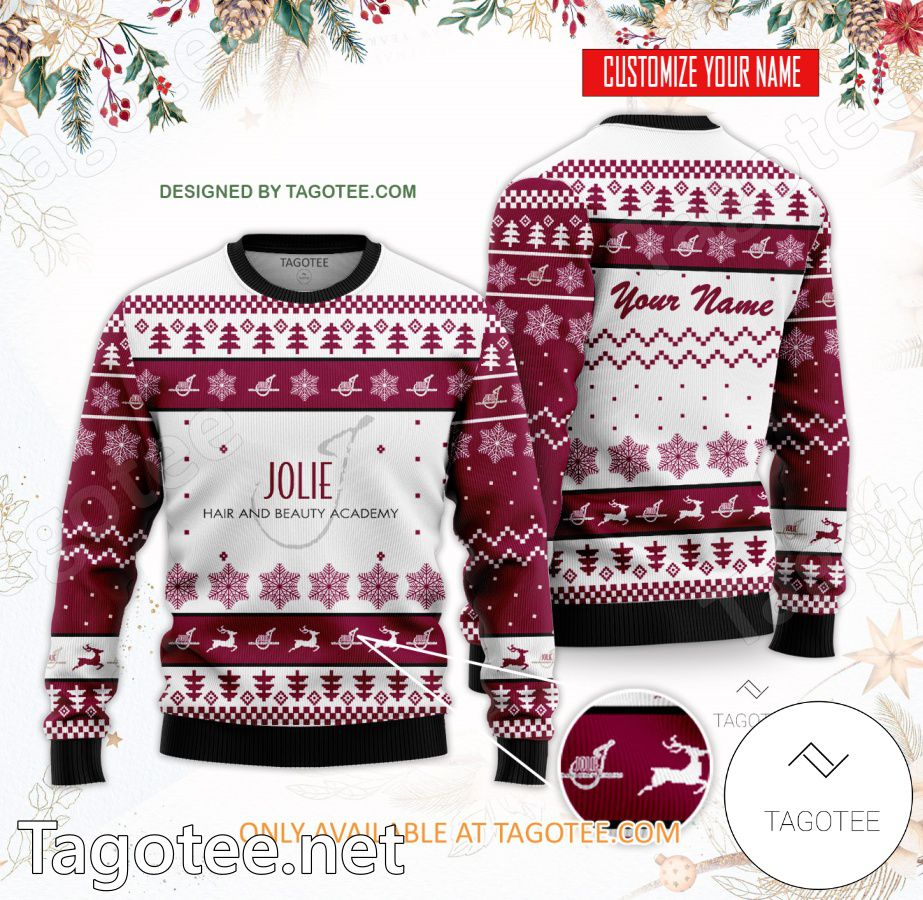 Jolie Health & Beauty Academy-Cherry Hill Custom Ugly Christmas Sweater - BiShop