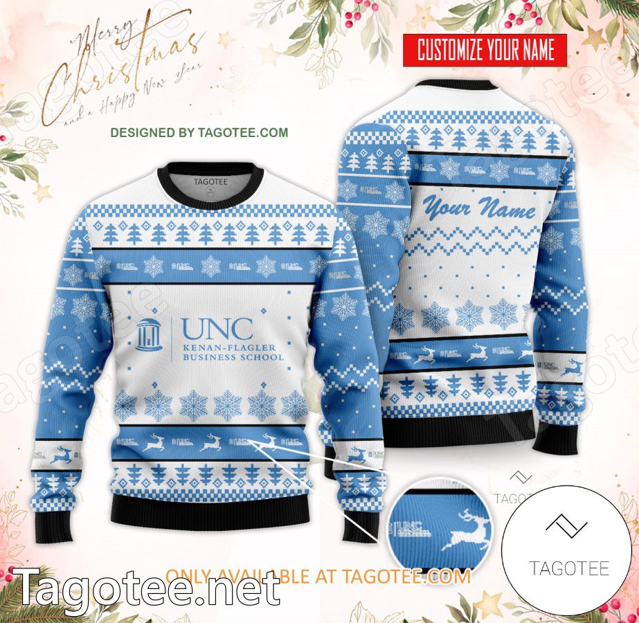 Kenan-Flagler Business School Custom Ugly Christmas Sweater - BiShop