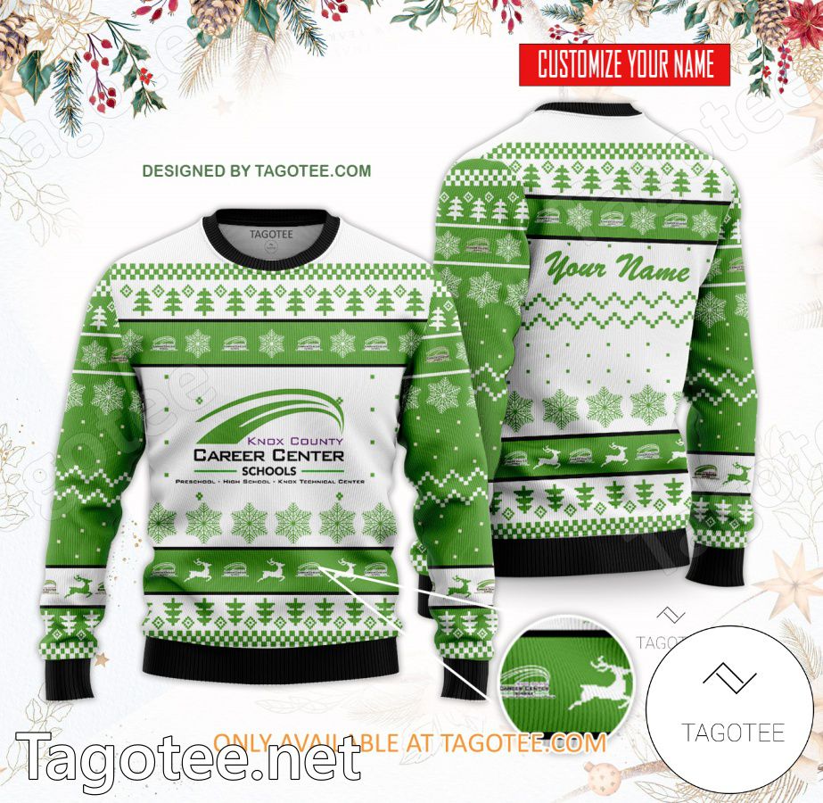 Knox County Career Center Custom Ugly Christmas Sweater - EmonShop