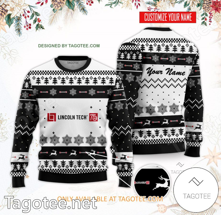 Lincoln College of Technology-Denver Custom Ugly Christmas Sweater - BiShop