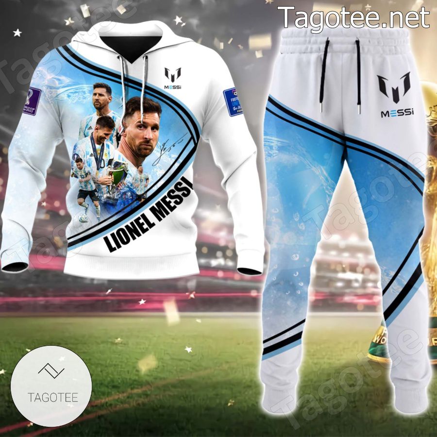 Lionel Messi Argentina Qatar World Cup Champions 2022 Hoodie And Pants
