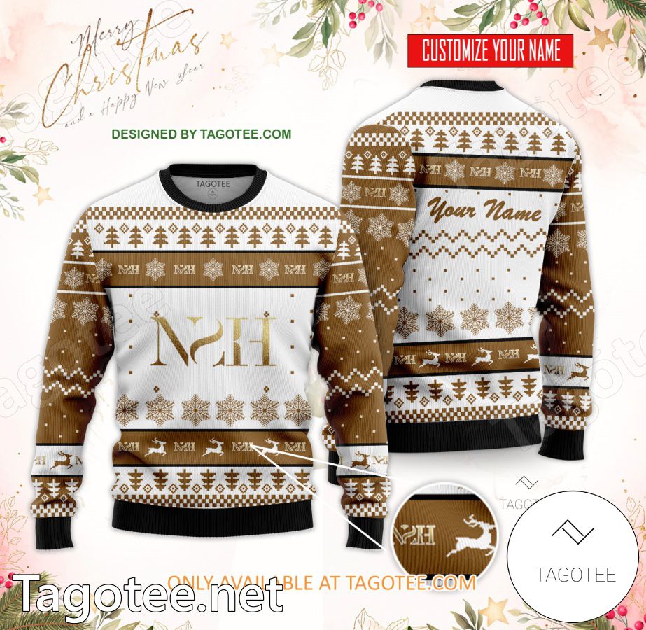 Long Island Nail Skin & Hair Institute Custom Ugly Christmas Sweater - EmonShop