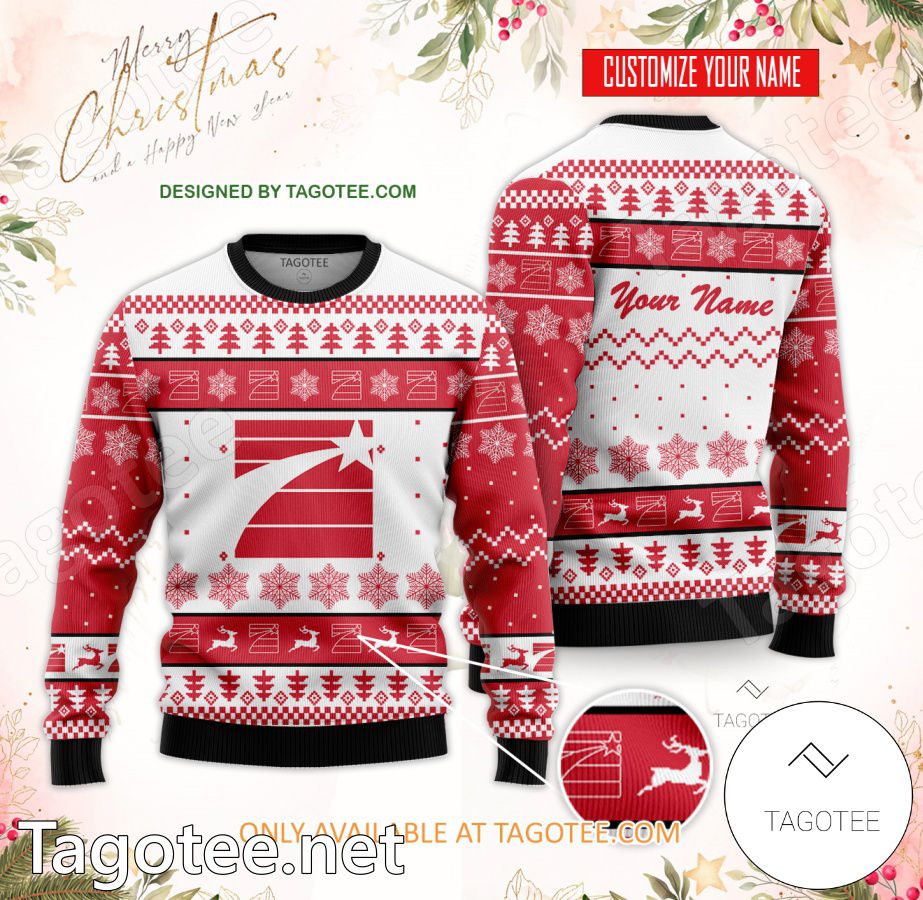 College ugly christmas sweater on sale