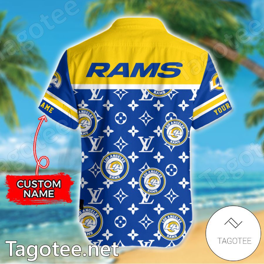 NEW Los Angeles Rams Louis Vuitton Custom Name Hawaii Shirt
