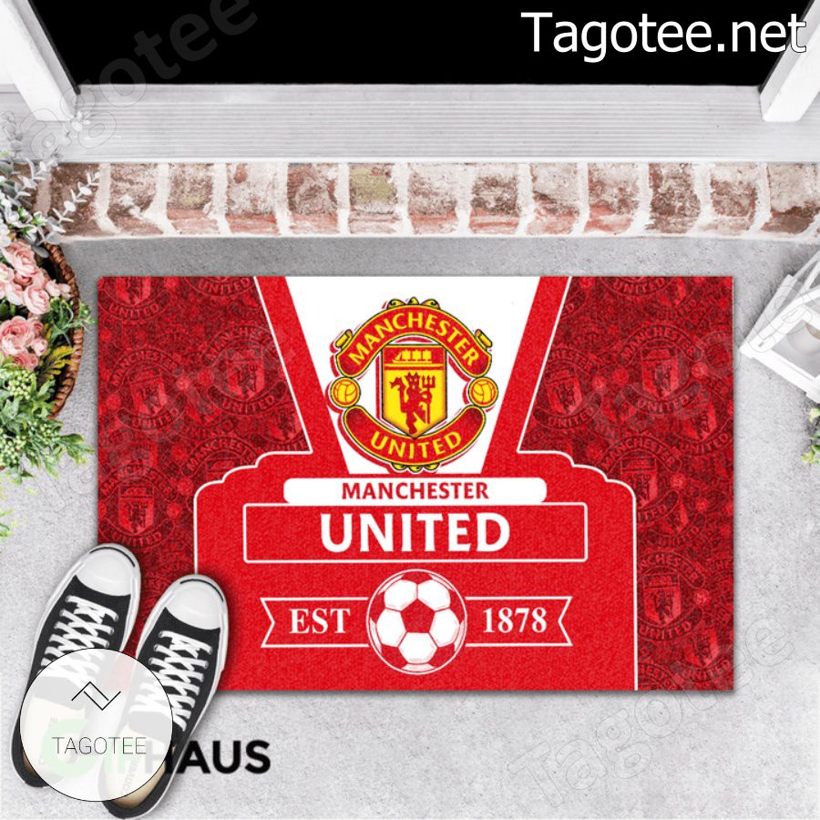 Manchester United Football Club Est 1878 Doormat