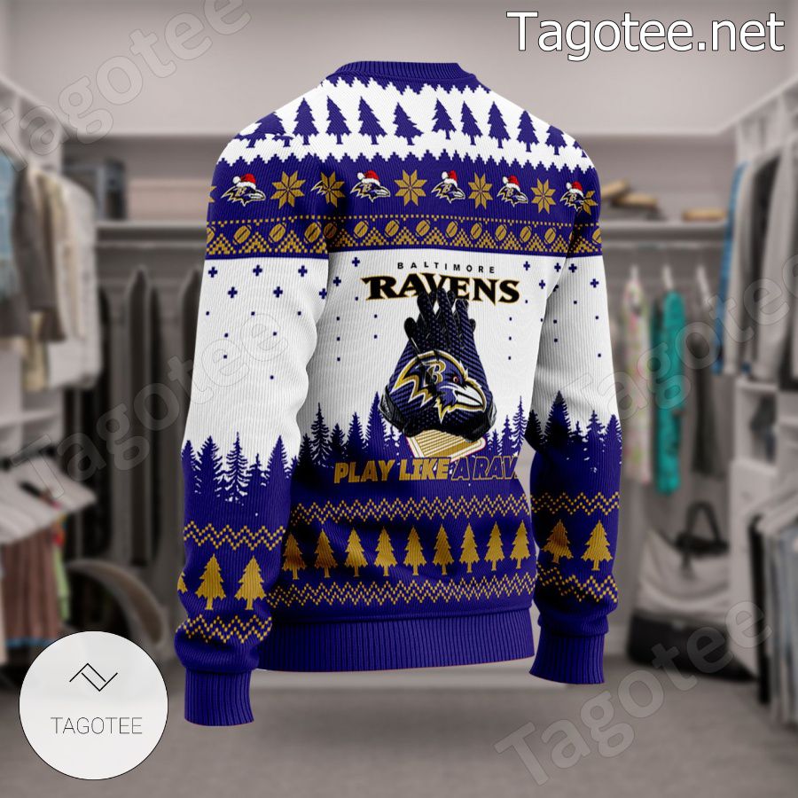Baltimore Ravens Ugly Christmas Sweater -  Worldwide
